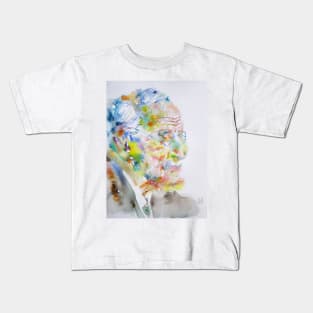 CARL JUNG - watercolor portrait .2 Kids T-Shirt